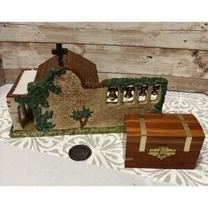 California Missions SAN JUAN CAPISTRANO 1997 Cross Keepsake Box Coin LOT Lightup